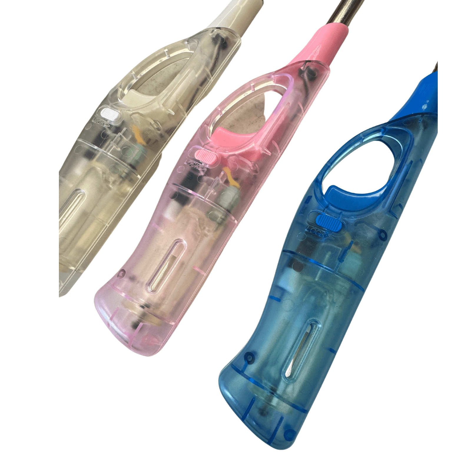 Single Long Gas Lighter - Clear, Assorted